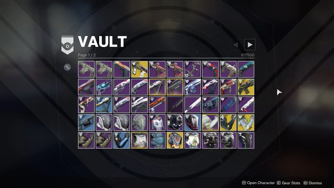 destiny 2 vault