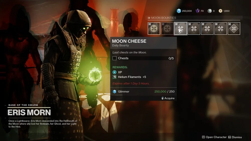 destiny 2 daily bounties
