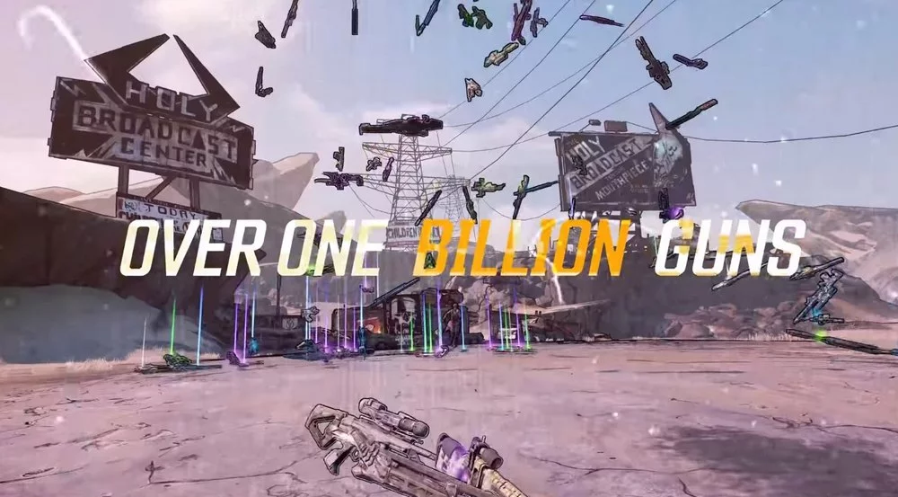 borderlands 3 guns