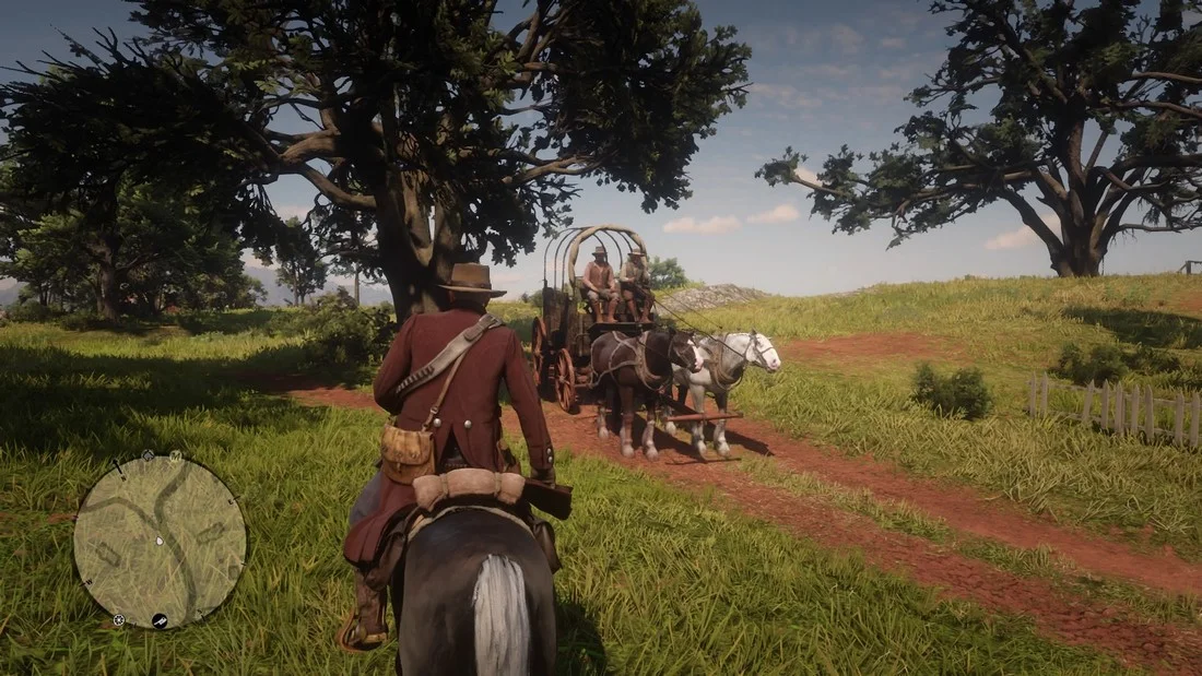red dead redemption 2- coaches