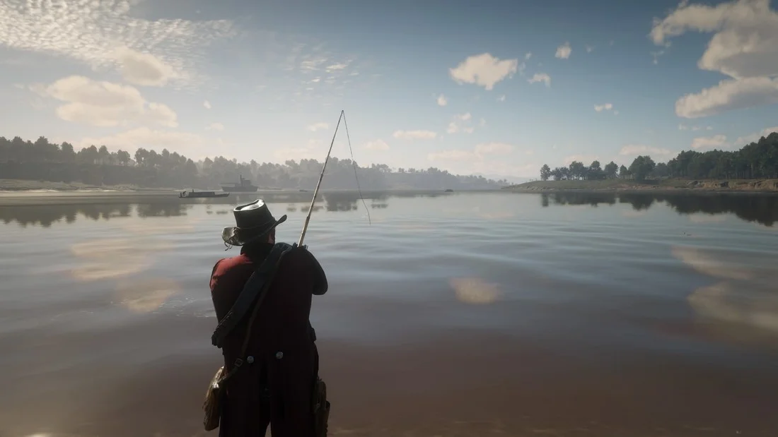red dead redemption 2- fishing