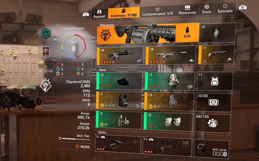 the division 2 legendary solo build