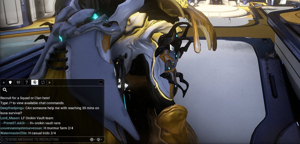 warframe level up weapons chat