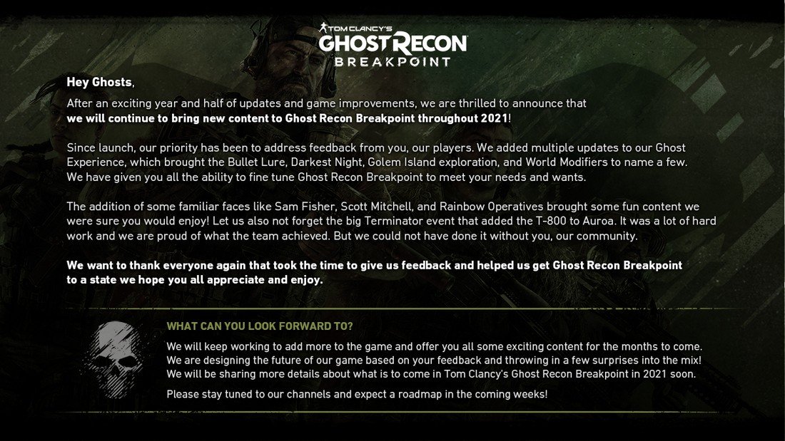 ghost recon updates