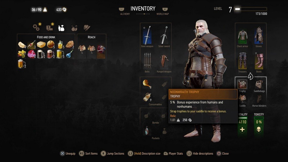 witcher 3 overkill trophy