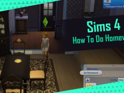 sims 4 how to do homework