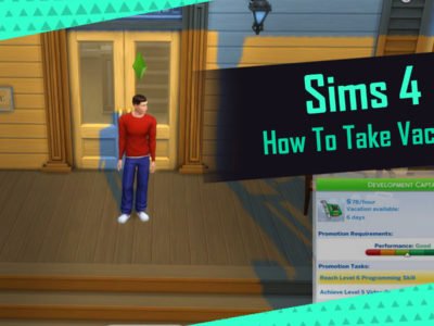 sims 4 how to take vacation