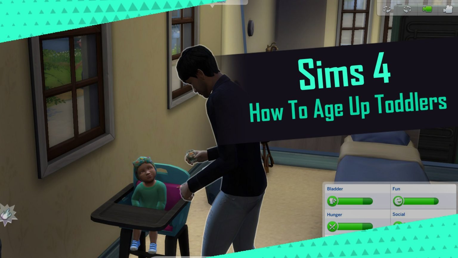 how to age up a baby in the sims mobile