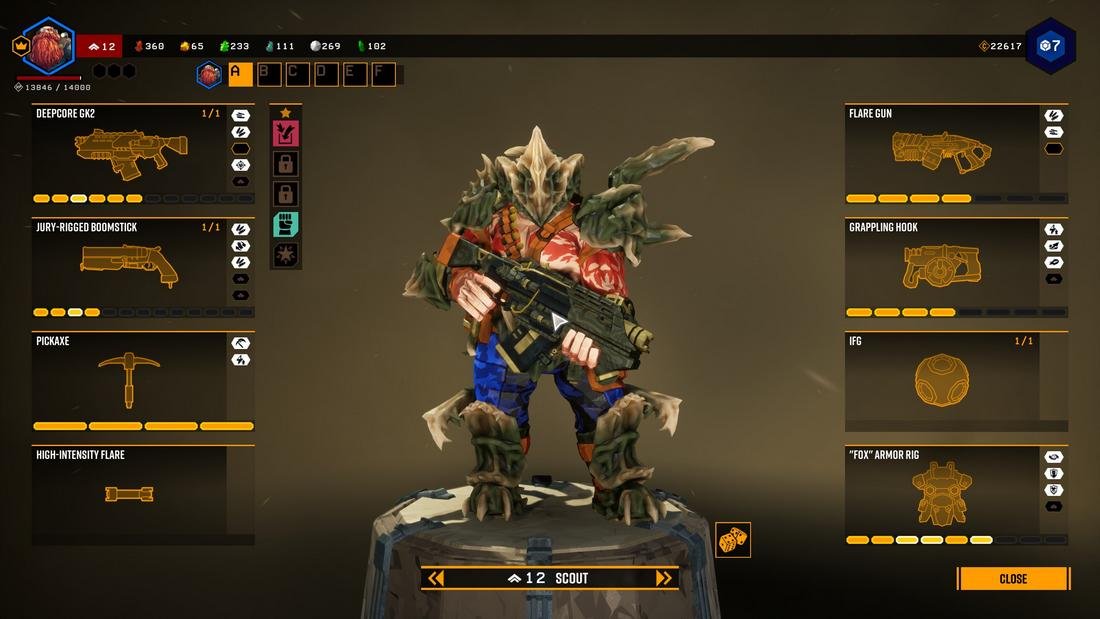 deep rock galactic character