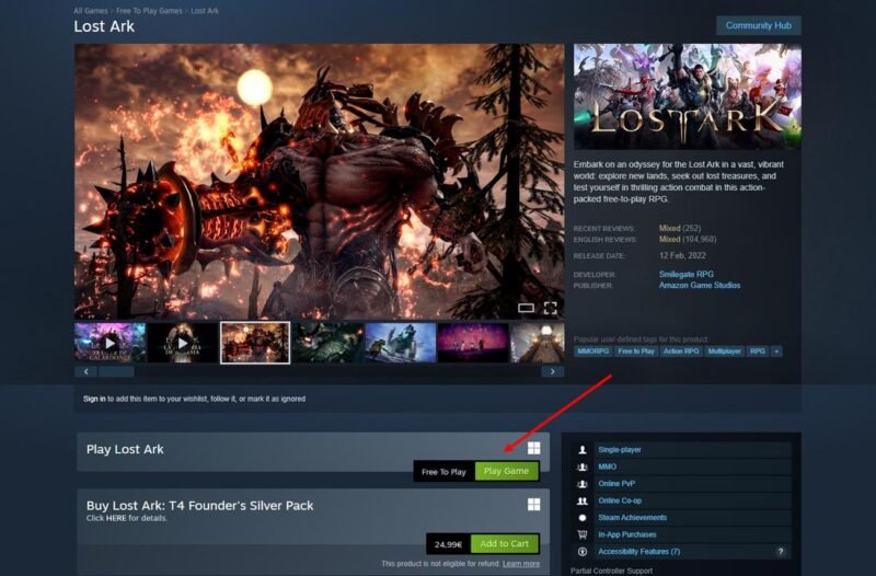 How To Play Lost Ark In Region Restricted Countries Lost Ark Steam Page 800x526 