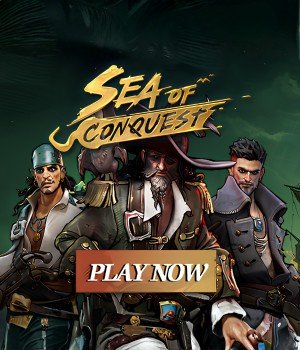 Sea of Conquest video game promotional banner