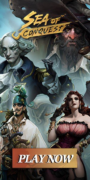 Sea of Conquest video game promotional banner