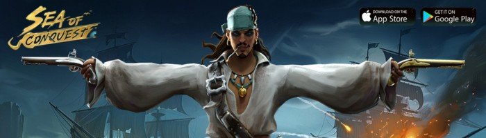 Sea of Conquest video game promotional banner