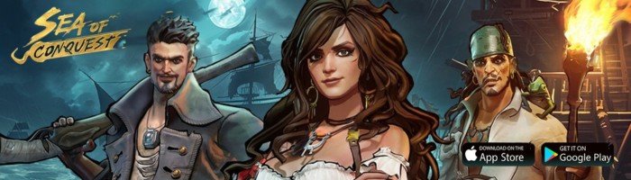 Sea of Conquest video game promotional banner