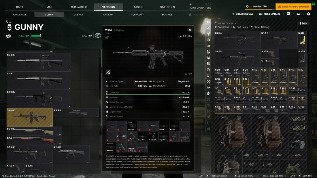 gray zone warfare m4a1