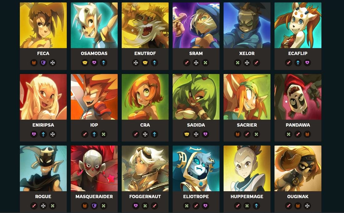 dofus classes