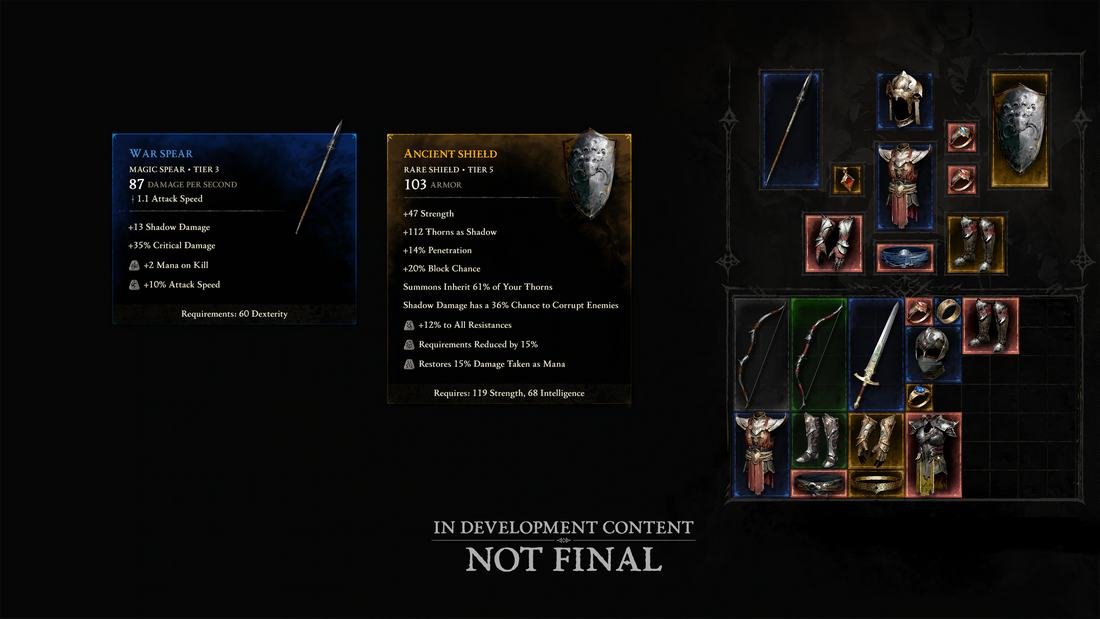 Diablo V items